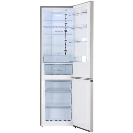 Холодильник с морозильником Hisense RB434N4BC2 серебристый