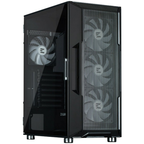 Корпус ZALMAN I3 Neo ARGB Black, ATX, Front Mesh, Window, 2x3.5", 3x2.5", 1xUSB2.0, 2xUSB3.0, Front 3x120mm ARGB, Rear 1x120mm ARGB