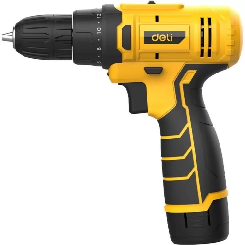Дрель-шуруповерт Deli DL-DZ12-5A2 1АКБ*2Ач+ЗУ