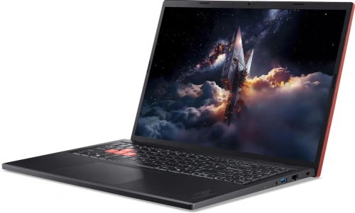 Ноутбук игровой Acer Nitro Lite 16 NL16-71G-51L6 16", IPS, Intel Core i5 13420H 2.1ГГц, 8-ядерный, 16ГБ DDR5, 512ГБ SSD, NVIDIA GeForce RTX 4050 для ноутбуков - 6 ГБ, без операционной системы, черный [nh.daeex.002]