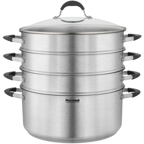 Кастрюля-пароварка Rondell RDS-1815 30.4л. d-32см (с крышкой) стальной
