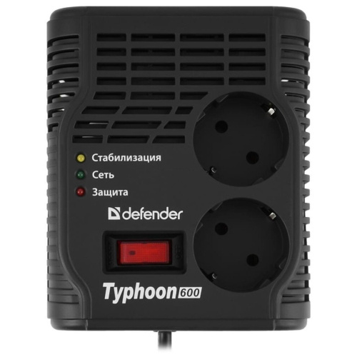 Стабилизатор напряжения DEFENDER AVR Typhoon 600 (99032)