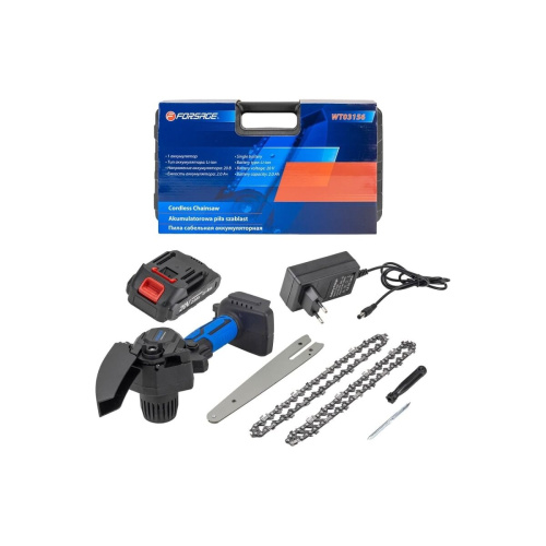 Пила цепная Forsage F-WT03156 (56460) аккумуляторная 1 аккумулятор