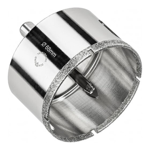 Коронка алмазная по керамограниту с центрирующим сверлом Diamond Industrial DIDCSC068 68мм