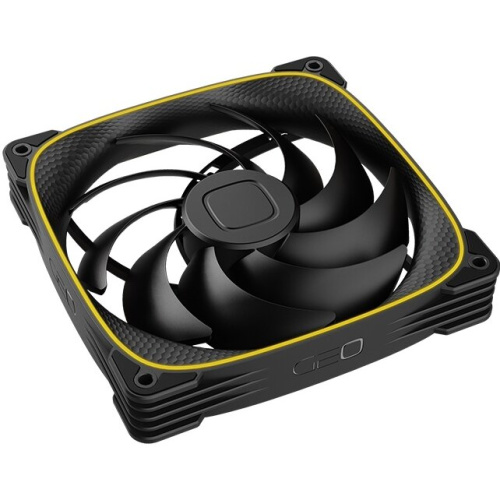 Вентилятор Geometric Future Squama 2503B-14 Single Pack (1F2503B114000) / 140mm, PWM, 2400 RPM, 91.15 CFM, 34.0 dBA, 5V ARGB, Black