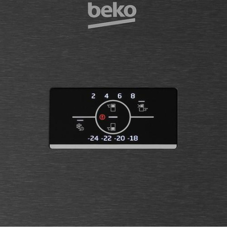Холодильник с морозильником Beko B3R0CNK332HXBR черный