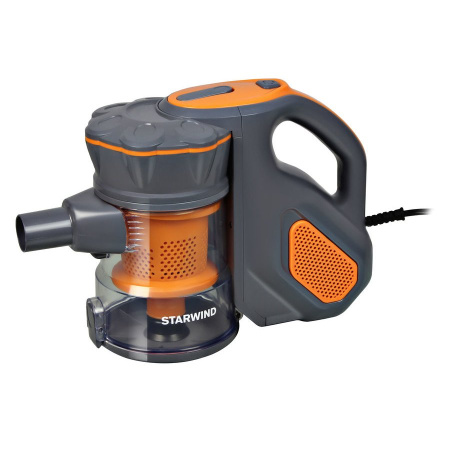 Пылесос ручной Starwind SCH1320 оранжевый/серый