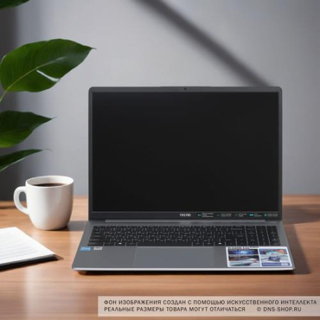 16" Ноутбук Tecno Megabook K16S серый