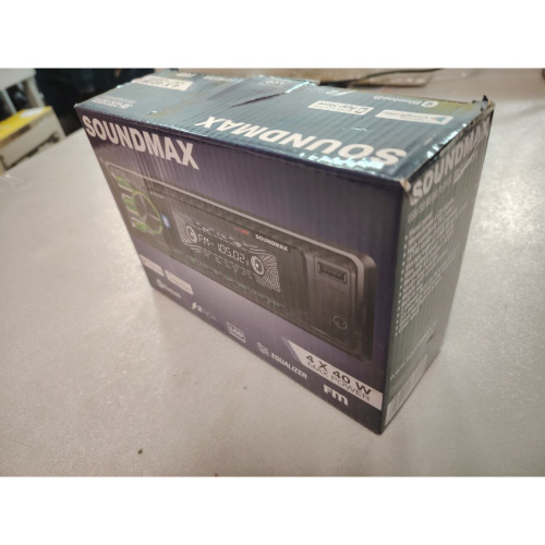 УЦ Автомагнитола Soundmax SM-CCR3183FB (плохая упаковка, б/у, нет документации, пропайка цепи питания)