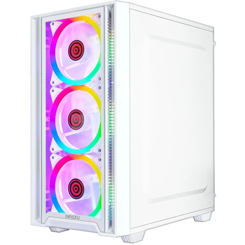Корпус Ginzzu CL620 mATX Fan 4*12FRGB