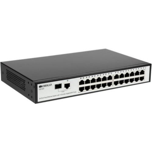 Коммутатор ORIGO OS1225/A1A 24x100Base-TX, 1xCombo 1000Base-T/SFP