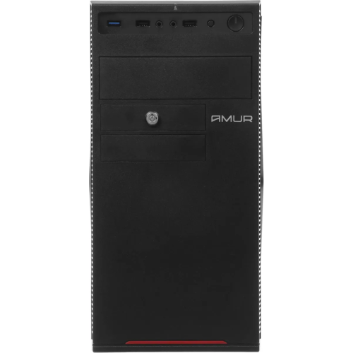 ПК AMUR Нарвал B7I21 (2147002) Intel Core i3 12100, DDR5 16ГБ, 256ГБ(SSD), Intel UHD Graphics 730, FreeDOS, черный
