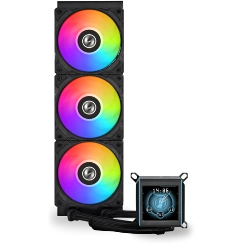 СВО Lian-Li GA II LCD 360 ARGB (G89.GA2ALCD36B.00) Soc-AM5/AM4/1151/1200/1700 черный 79.9-30dB Al+Cu LCD Ret