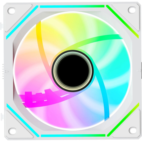 Вентилятор Ocypus Gamma F12 UNI WH ARGB 3 in 1, 3x120x120x25mm, 4-Pin PWM, 800-1800 RPM, 31 DBA Max, Hydro Bearing