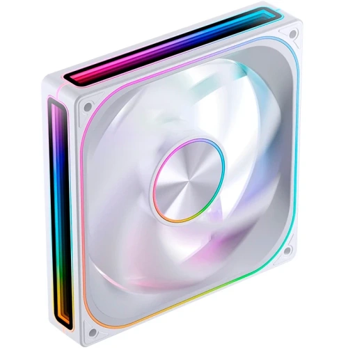 Вентилятор JONSBO ZA-140W 140х140х28мм (PWM, ARGB LED, 700-1800об/мин, белый) Retail