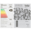 Холодильник с морозильником Beko B3DRCNK402HW белый