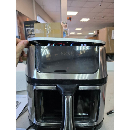 УЦ Аэрогриль HOCO HJD54A 8L multifunctional air fryer черный (плохая упаковка, крышка пластика отходит, потертости на пластике)