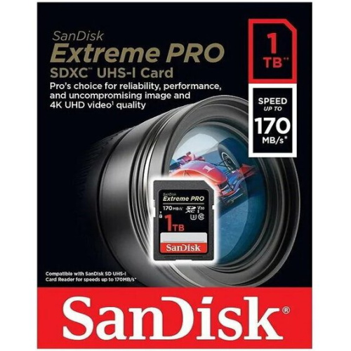 Карта памяти SANDISK SDSDXXD-1T00-GN4IN SDXC 1TB UHS-I
