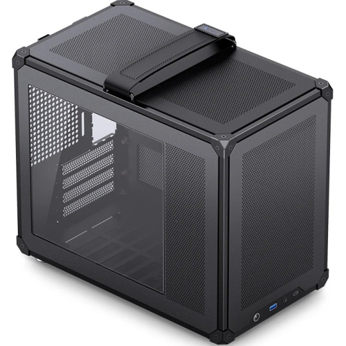 Корпус JONSBO C6 Max Black без БП, mini-ITX, micro-ATX, черный