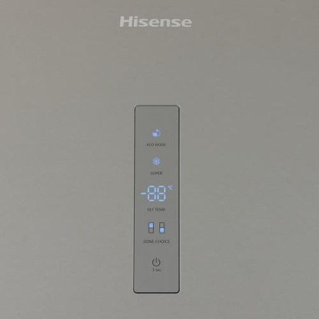 Холодильник с морозильником Hisense RB434N4BC2 серебристый