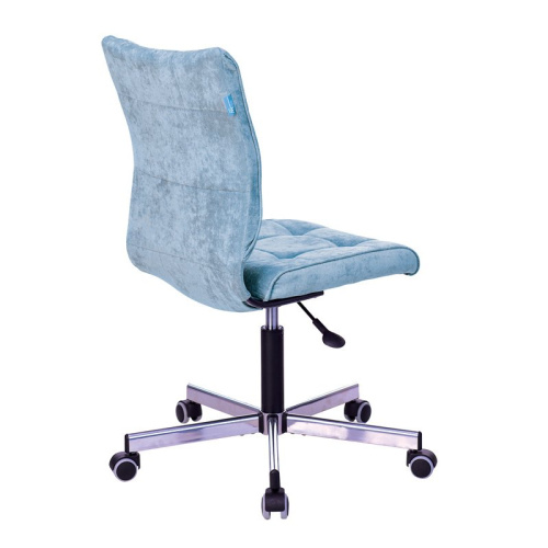 Кресло Бюрократ CH-330M/LT-28 без подлокотников серый крестовина металл