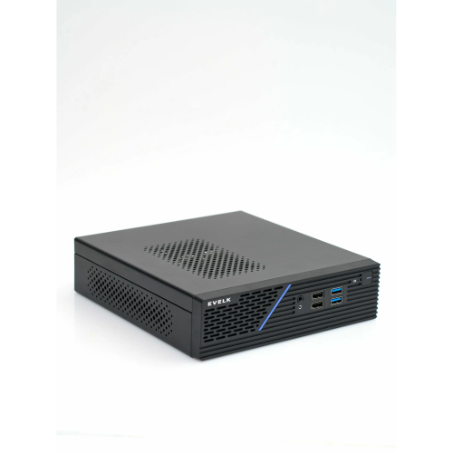 Корпус Foxline EV-109-AD120 (FL-109-AD120-DC-EVLK) mITX, w/ ext.PSU 120W, DC-converter, w/2хUSB2.0+2хUSB3.0, 1x40mmFan