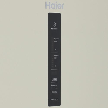 Холодильник с морозильником Haier CEF537ACG бежевый