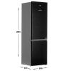 Холодильник с морозильником Beko B5RCNK403ZWB черный