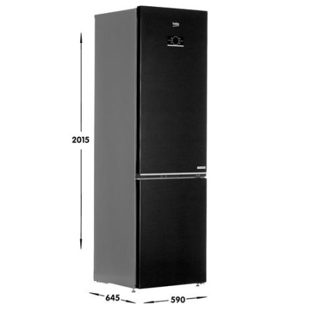 Холодильник с морозильником Beko B5RCNK403ZWB черный