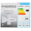 Холодильник с морозильником MAUNFELD MFF144SFW белый