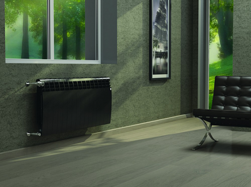 Биметаллический радиатор отопления  Royal Thermo Biliner 500 12 Секций Noir Sable