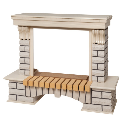 Портал для электрокамина Country 25,5/26 WT Белый дуб