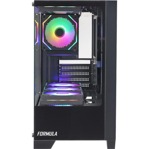 Корпус Formula Crystal Z1M черный без БП mATX 1x120mm 2xUSB2.0 1xUSB3.0 audio bott PSU