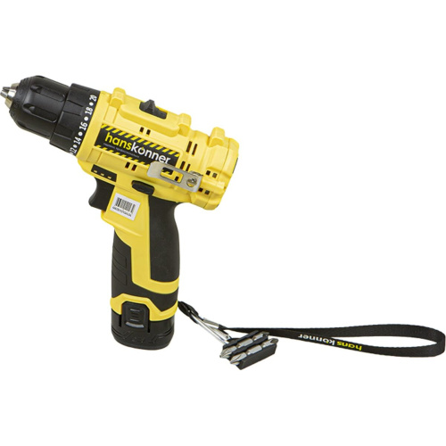 Дрель-шуруповерт Hanskonner HCD1230R с акк и ЗУ