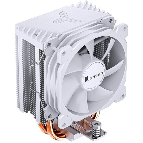 Кулер JONSBO CR-1400 E ARGB White LGA1851/1700/1200/115X/AM5/AM4 (TDP 160W, PWM, 92mm ARGB LED Fan, 4 тепловые трубки, 4-pin, белый) Retail