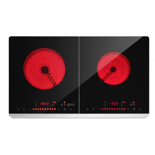 Настольная плитка Kitfort КТ-147 черный/серебристый