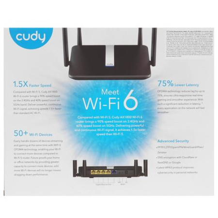 Wi-Fi роутер Cudy X6