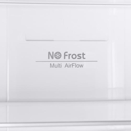 Холодильник с морозильником MAUNFELD MFF185NFS серебристый