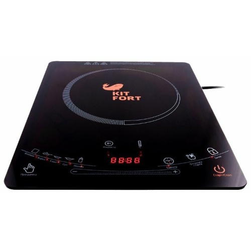 Плита Kitfort КТ-106 черный стеклокерамика