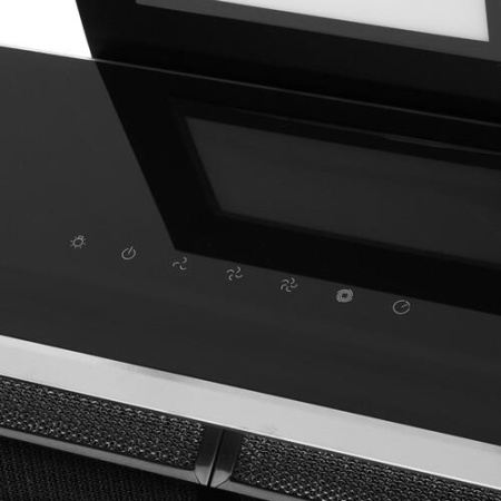 Вытяжка каминная Haier HVX-W682CBX черный/серебристый