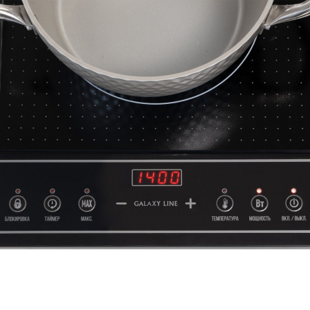 Электроплитка Galaxy GL3062, черная