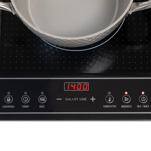 Электроплитка Galaxy GL3062, черная