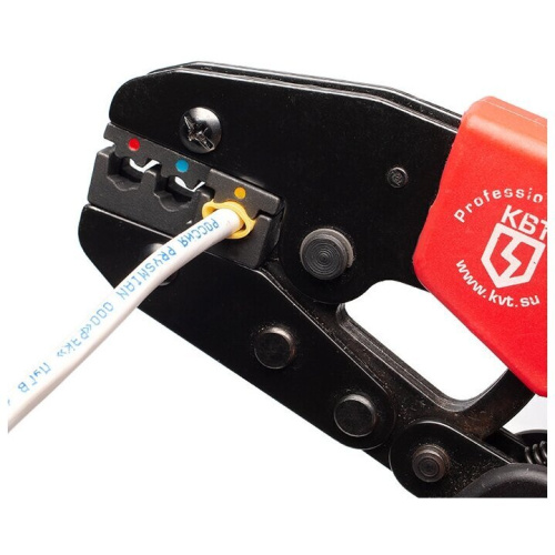 Пресс-клещи КВТ СТК 83347 +8 матрицы в сумке