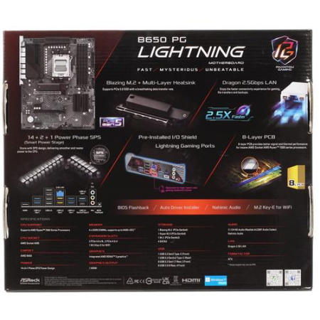 Материнская плата ASRock B650 PG Lightning