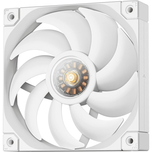 Вентилятор DEEPCOOL FT12 WH 120x120x25мм (PWM, White LED, белый, 500-2150об/мин) Color BOX