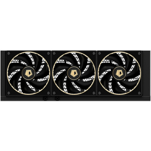 СВО ID-COOLING DX360 GDL LGA1851/1700/1200/115X/AM4/AM5 (TDP 350W, PWM, Triple Fan 120mm, черно-золотой) RET