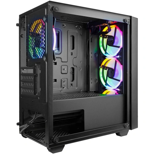 Корпус Ginzzu CL650 mATX Fan 4*12FRGB передняя панель решетка