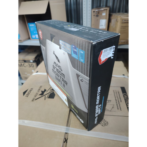 УЦ MB s1700 MSI Mag B760M Mortar Wifi II, 4*DDR5, 1*PCIEx16, 1*PCIEx4, 3*M.2, 2*TypeC, 3*USB3.2Gen2 (плохая упаковка, компонентный ремонт)