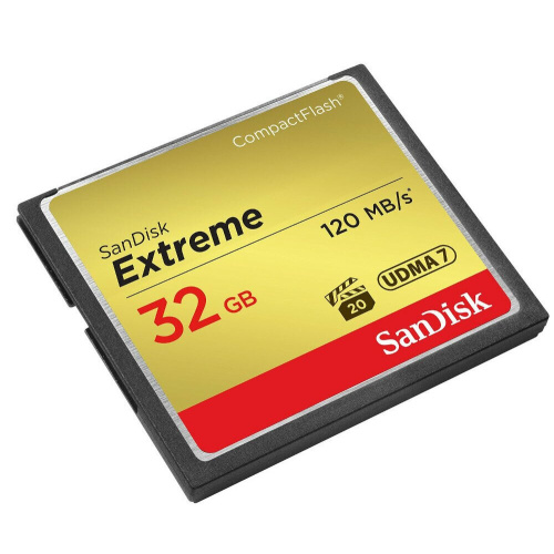 Карта памяти SanDisk CF SDCFXSB-032G-G46 32GB Extreme 120MB/s