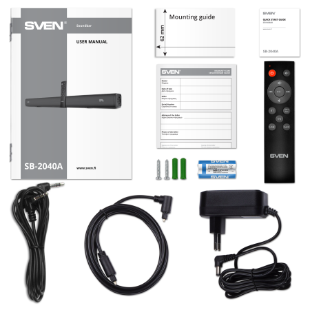 Саундбар SVEN SB-2040A черный